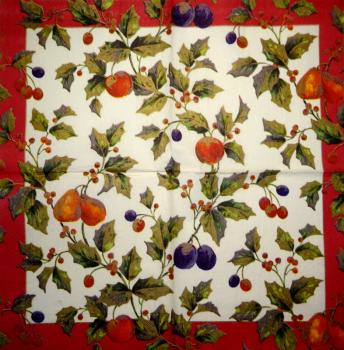 043 Cherries,  Plums - 3-ply - Künstler